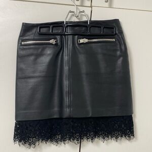 LAMARQUE leather skirt